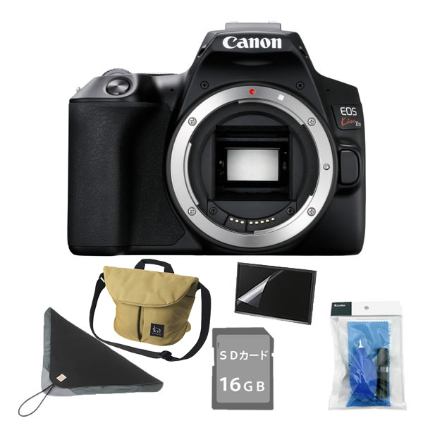気質アップ 6点セット キヤノン デジタル一眼レフカメラ Eos Kiss X10 ブラック ボディー Eos Kiss X10bk 3452c001 キャノン Canon 快適家電デジタルライフ 手数料安い Lexusoman Com