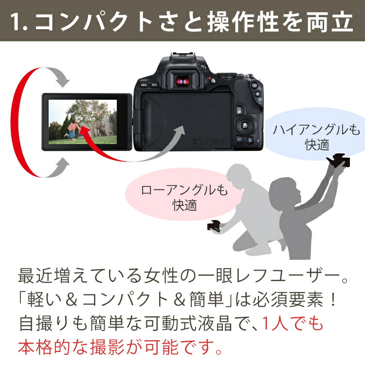 初心者用入門向けCanon デジタル一眼レフカメラ EOS Kiss X50 | tspea.org