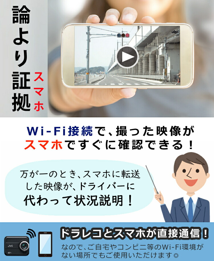 論よりスマホ その場でwifi転送 Jvcケンウッド ドライブレコーダー Gc Dr A ブルー Gcdra ドラレコ Wi Fi連携 スマホ スマートフォン アプリ 連動 Gセンサー フルhd 12v車 24v車 対応 前方 フロント Jvc ケンウッド Everio エブリオ Gc Dr 単品 Boundarycapital Com