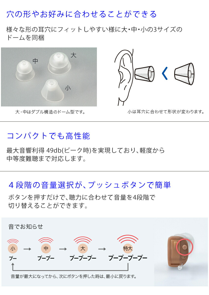 オンキヨー 耳穴式 補聴器 ルーペ 電池 クロス付き ラッピング不可 快適家電デジタルライフ 快適家電 非課税 対応 左耳用 補聴器 左耳のみ 電池 補聴器 対応 プレゼント Ohs D21l 祖母 片耳 耳穴式補聴器 Pr41 祖父 祖父 左耳のみ デジタルライフ 祖母