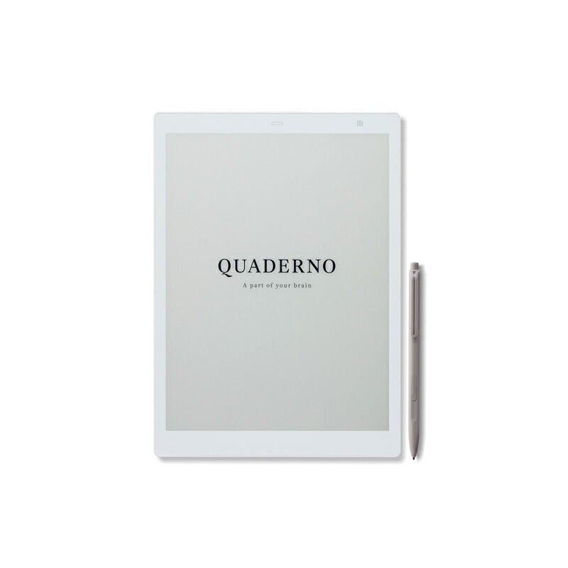 美品】富士通 FMVDP51 電子ペーパー QUADERNO ホワイト - arkhoediciones.com