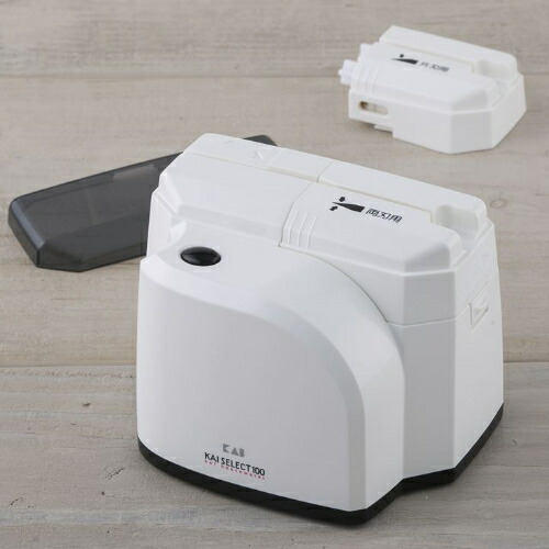 楽天市場】貝印 電動式包丁研ぎ器 ザ シャープナー ブラック AP5301