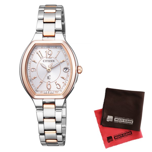 オンラインショップ レディース腕時計 腕時計 セット 国内正規品 シチズン Citizen Es9364 57a シリーズ クロス2枚セット 快適家電デジタルライフ Flight Happy エコ ドライブ電波時計 レディース クロスシー Xc Cibaut Com Ar
