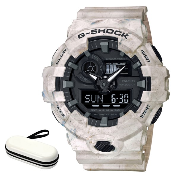 在庫処分大特価 アースカラートーン メンズ G Shock Gショック Ga 700wm 5ajf 腕時計 Casio 時計ケース付 カシオ Earth アナデジ 国内正規品 快適家電デジタルライフ 樹脂バンド クオーツ 地層モチーフ Tone Color S0102 Cas 3716 Preloveddevice Com