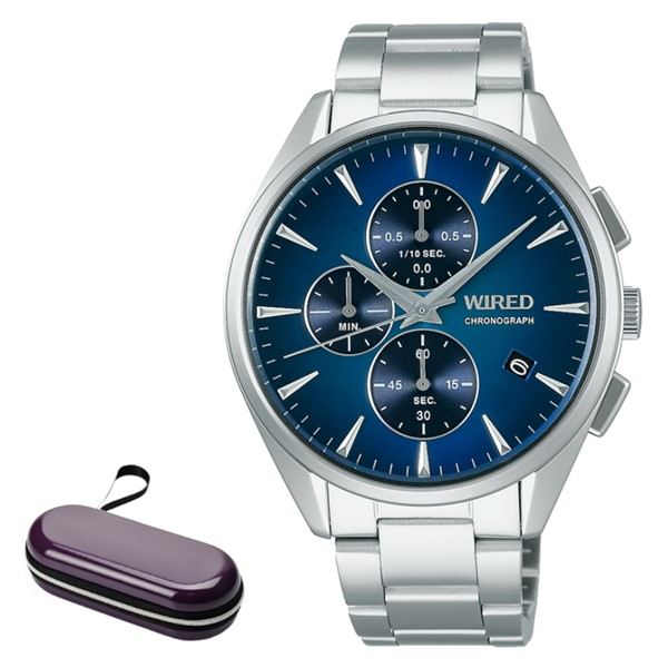 (時計ケース付)セイコー SEIKO 腕時計 AGAT437 ワイアード WIRED メンズ TOKYO SORA クオーツ ステンレスバンド 多針アナログ(国内正規品)(デジタルライフ)|デジタルライフ (時計ケース付)セイコー SEIKO 腕時計 AGAT437 ワイアード WIRED メンズ TOKYO SORA クオーツ ステンレスバンド 多針アナログ(国内正規品)(デジタルライフ)|デジタルライフ