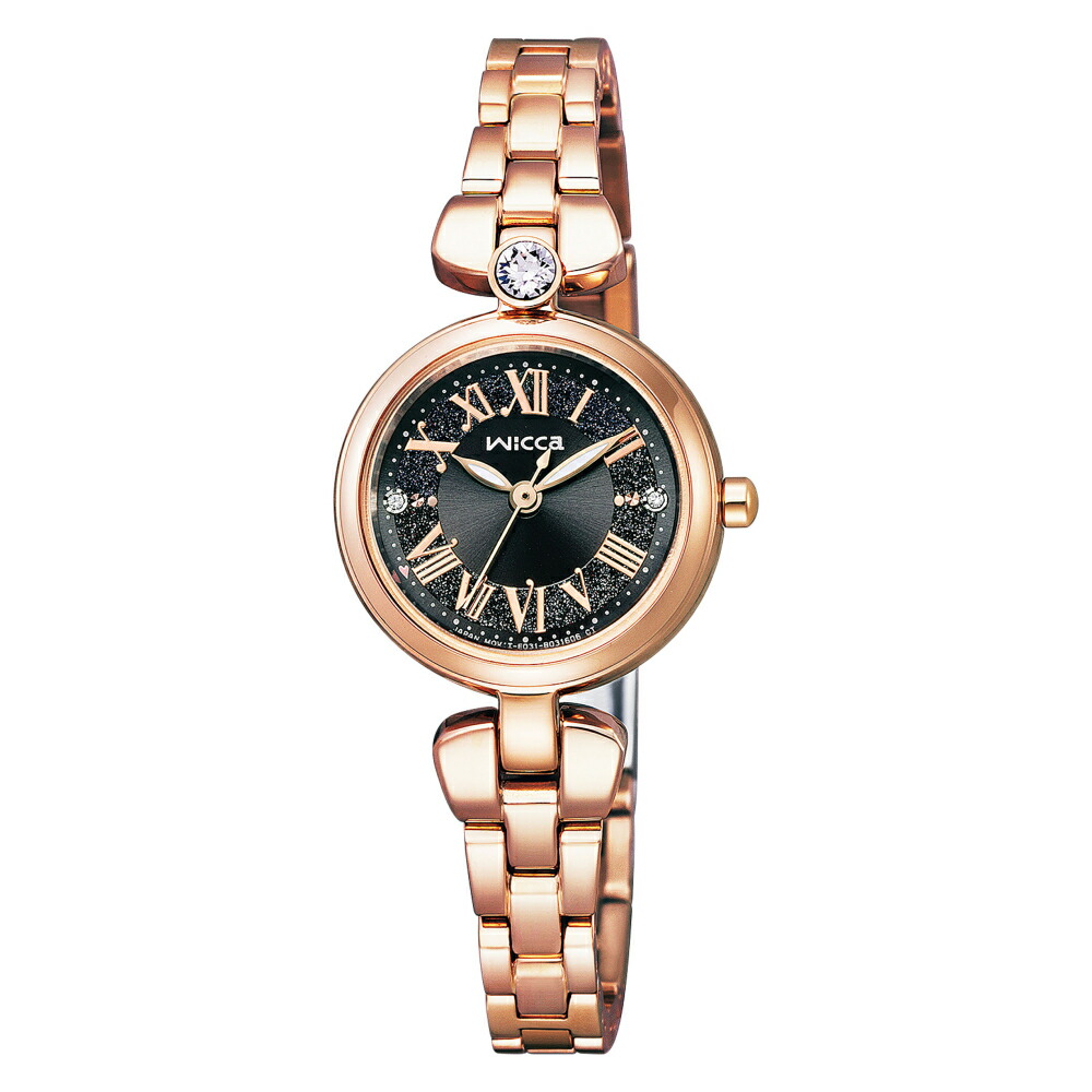 シチズン CITIZEN 腕時計 KP5-662-51 ウィッカ Wicca レディース ソーラーテック ティアラスターコレクション 限定 アナログ ステンレスバンド ソーラー (国内正規品)(デジタルライフ)