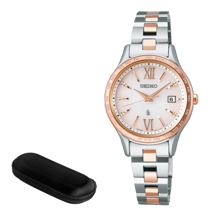 （時計ケース付）セイコー SEIKO 腕時計 SSVV082 ルキア LUKIA レディース Standard Collection ソーラー電波 ステンレスバンド アナログ メーカー保証3年（国内正規品）（デジタルライフ）