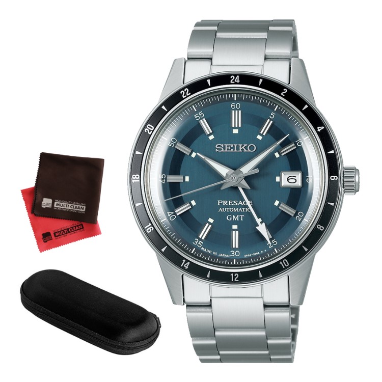 （時計ケース・クロス付）セイコー SEIKO 腕時計 SARY229 プレザージュ PRESAGE メンズ Style60's 自動巻き(手巻付) ステンレスバンド アナログ メーカー保証3年（国内正規品）（デジタルライフ）