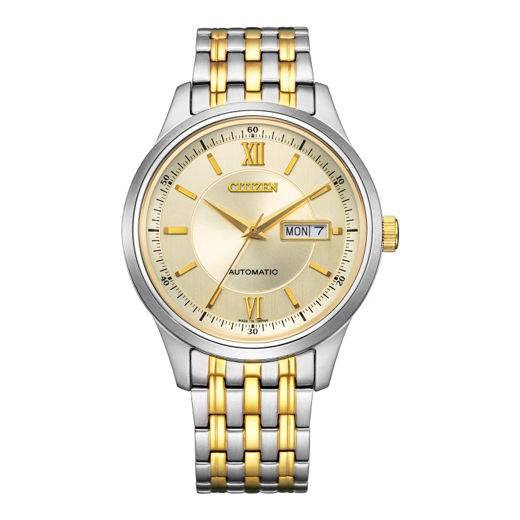 シチズン CITIZEN 腕時計 NY4057-63P シチズンコレクション CITIZEN COLLECTION メンズ クラシックデイデイト Cal.8200 自動巻き(手巻付) ステンレスバンド アナログ（国内正規品）（デジタルライフ）