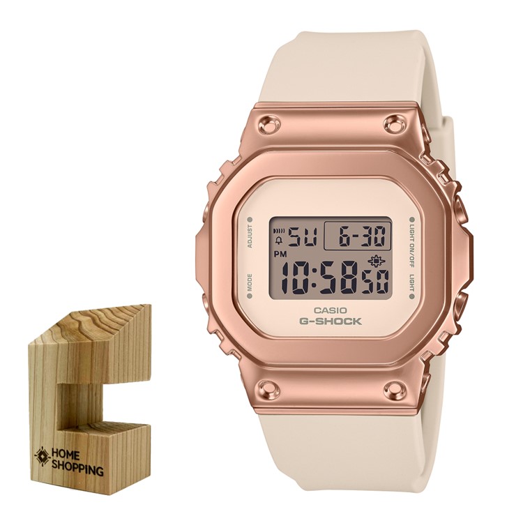 （木製時計スタンド付）カシオ CASIO 腕時計 GM-S5600UPG-4JF Gショック G-SHOCK レディース クオーツ 樹脂バンド デジタル メーカー保証1年（国内正規品）（デジタルライフ）