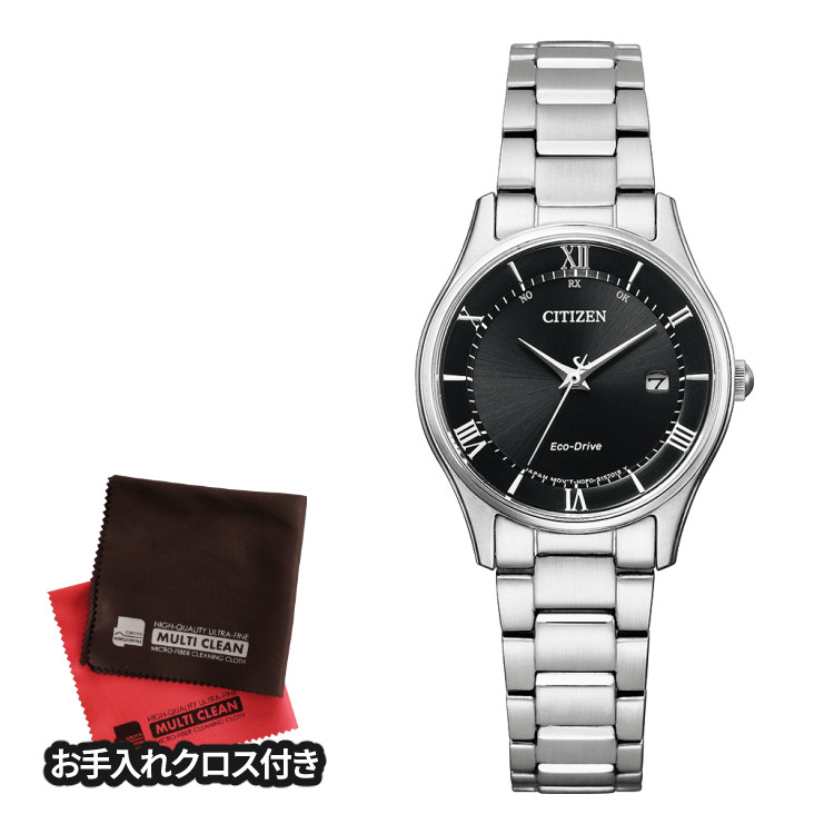 (お手入れクロス付)シチズン CITIZEN 腕時計 ES0000-79E シチズンコレクション レディース エコドライブ電波時計 薄型 ステンレスバンド 電波ソーラー アナログ 国内正規品(デジタルライフ)
