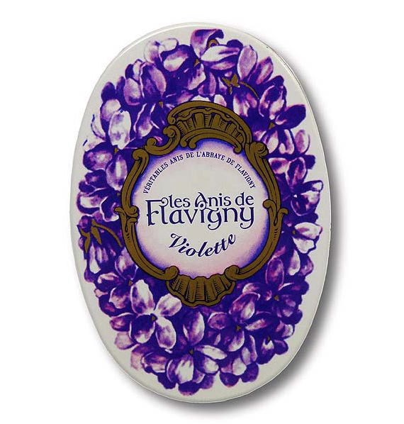アンティーク　すみれのワセリン缶 LES ANNEES FOLLES：アンティーク 菫のワセリン缶 CREME DE VASELINE