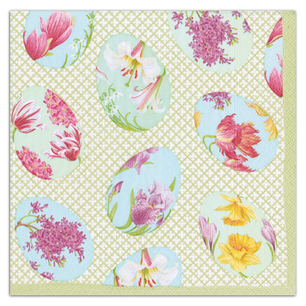 楽天市場 10枚ペーパーナプキン イースターフラワーエッグfloral Decorated Eggs Caspariカスパリ ランチサイズ フラワー 花 春 ｋａｄｅｒｉａ