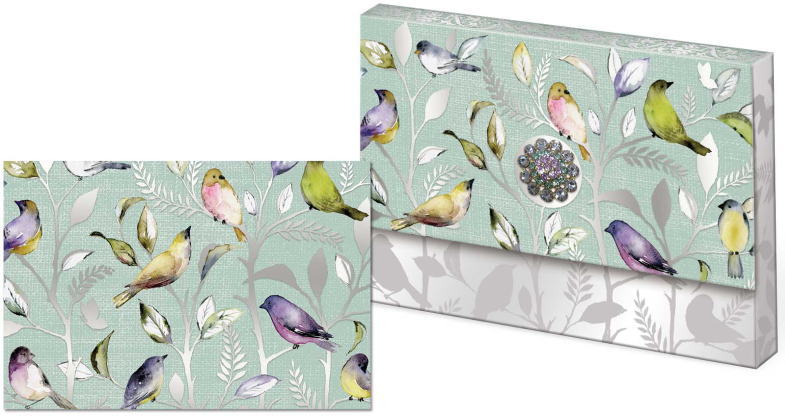 楽天市場 パンチスタジオ ブローチ ポートフォリオ カードセット バード Punch Studio 定形サイズ10 2 15 2cm ブランク カード 無地カード 小鳥 鳥 トリ ｋａｄｅｒｉａ