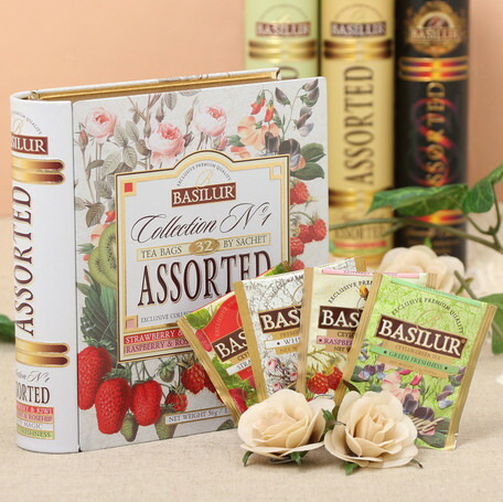 楽天市場】本型缶入り紅茶L TeaBook vol.3グリーン 大セ イロンティー