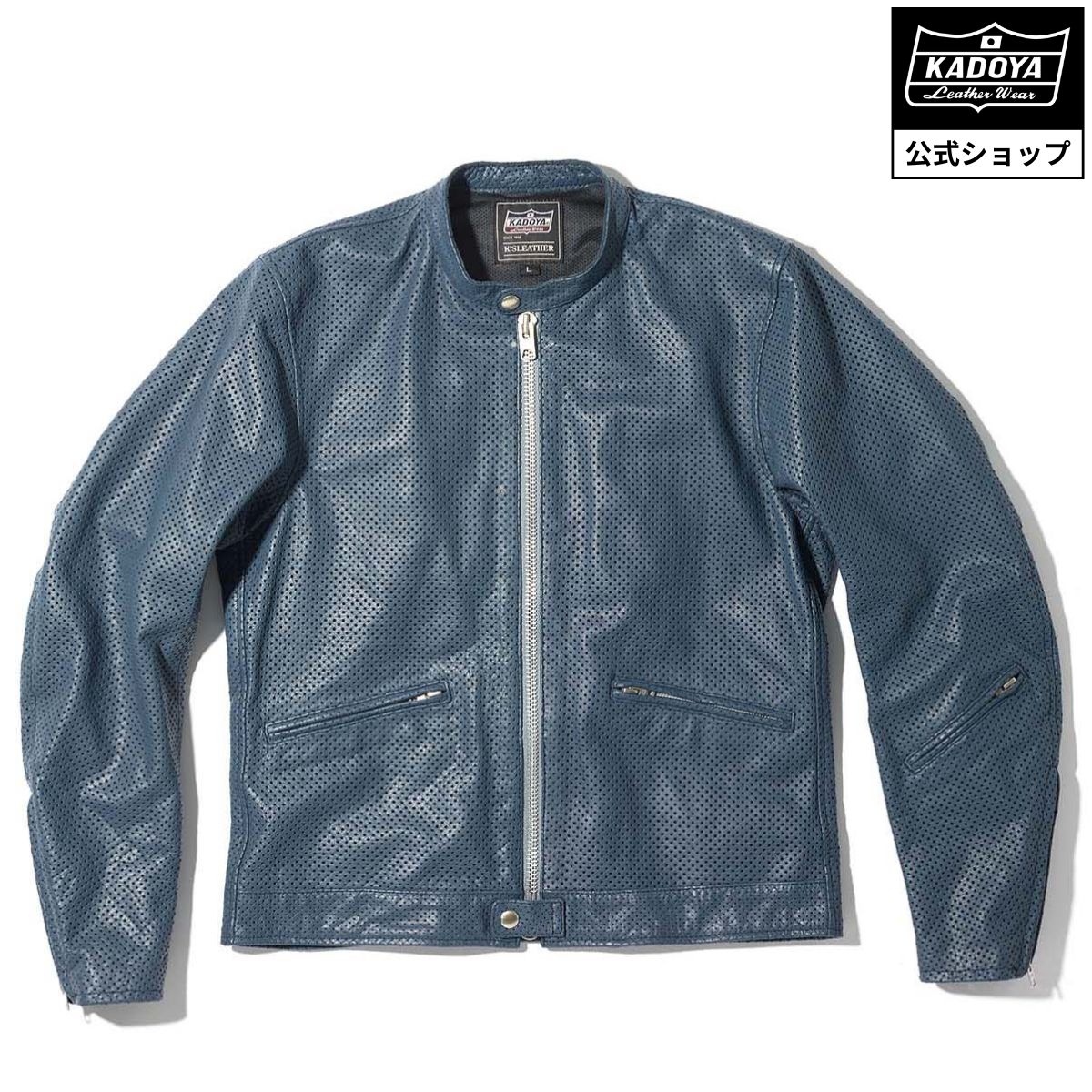 K'S LEATHER メッシュレザーショートジャケット 楽天市場】KADOYA【カドヤ】 K'S LEATHER パンチングメッシュ