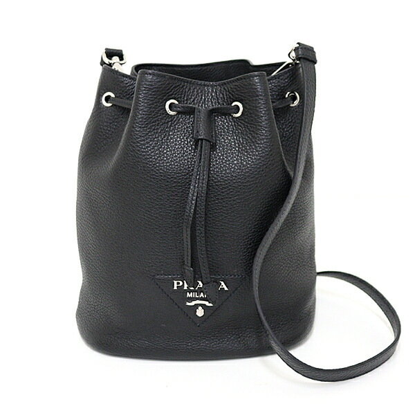 楽天市場】美品 プラダ PRADA レザー 巾着 2wayショルダーバッグ