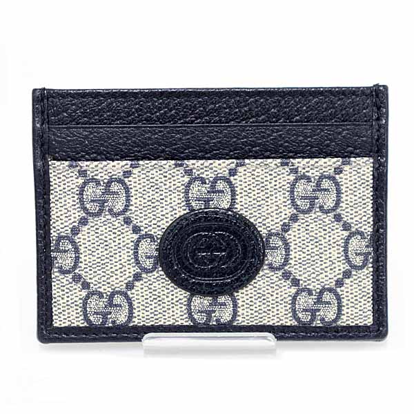 専用品‼️GUCCI名刺入れ　カードケース　GGキャンバス レザー　GG柄 GGキャンバス グッチ GUCCI 名刺入れ カードケース メンズ