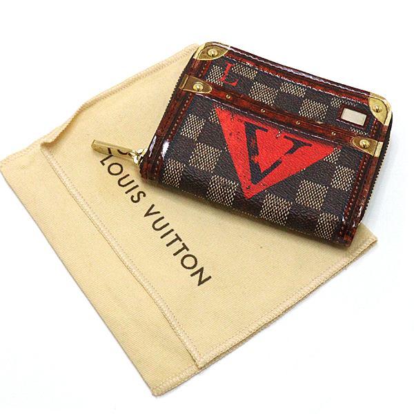 返品不可】 LOUIS VUITTON ルイ ヴィトン ジッピーコインパース ダミエ