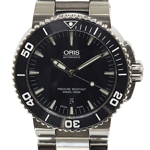 ORIS オリス メンズ腕時計 アクイスデイト 01 733 7653 4154-07 黒文字盤 自動巻き 仕上げ済【中古】 楽天市場】ORIS オリス メンズ腕時計 アクイスデイト 01 733 7653 4154