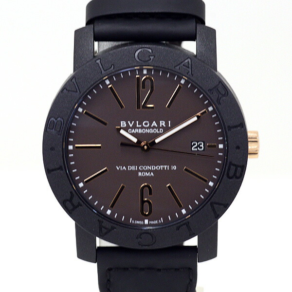ブル小峡谷 BVLGARI メンズウオッチ ブルガリブルガリ BBP40C11CGLD 自動小銃一巻き BB40CL【中古】