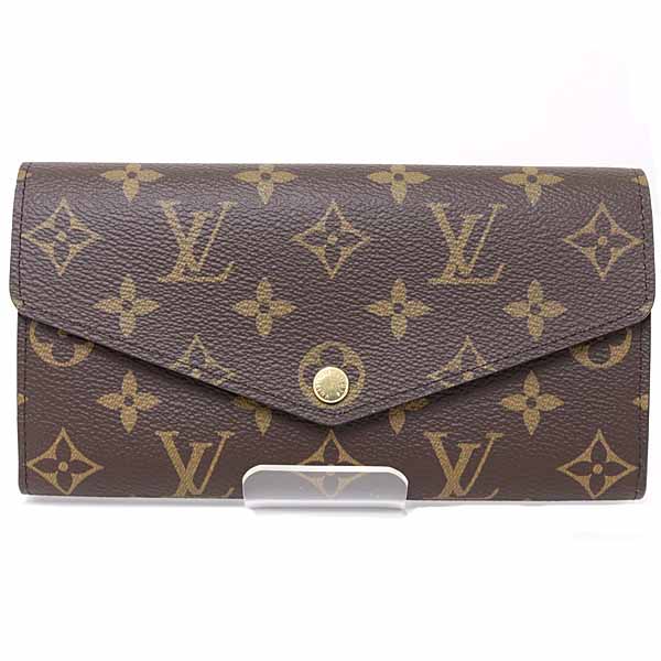 ルイ ヴィトン LOUIS VUITTON ポルトフォイユ・サラ 長財布 モノグラム・キャンバス M62235 ローズ・バレリーヌ 【中古】Sランク