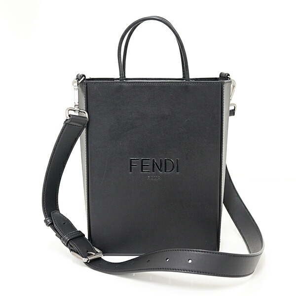 FENDI フェンディ 買い出し御徒面子 スモール 黒いこと 7VA512 2WAY ハンドバックショルダーバッグ【中古】