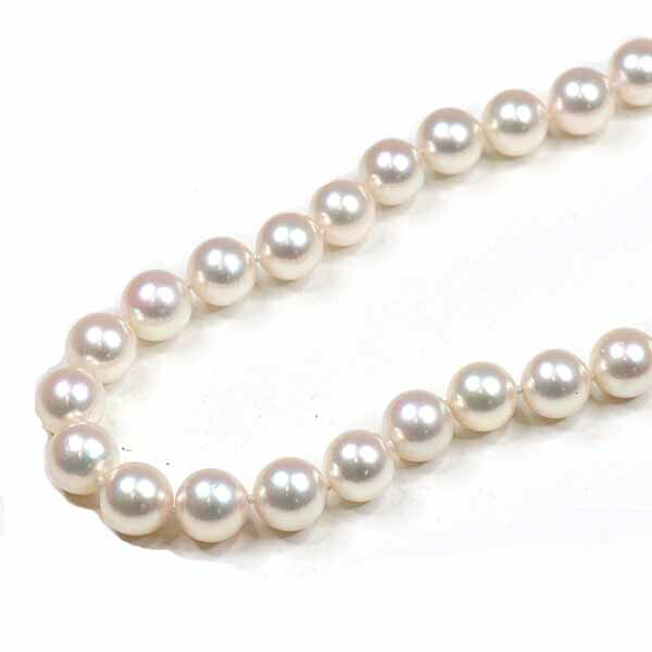タサキ TASAKI 田崎 パール ネックレス アコヤ あこや真珠 8.5-9.0mm シルバー Necklace 【中古】Aランク