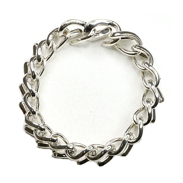 TIFFANY&Co. ティファニー フォージ ミディアム リンク ブレスレット 72548507 ハイポリッシュ スターリングシルバー Ag925 【中古】A