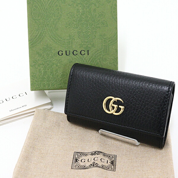 楽天市場】GUCCI グッチ プチマーモント GG柄 ダブルG ロゴ 6連