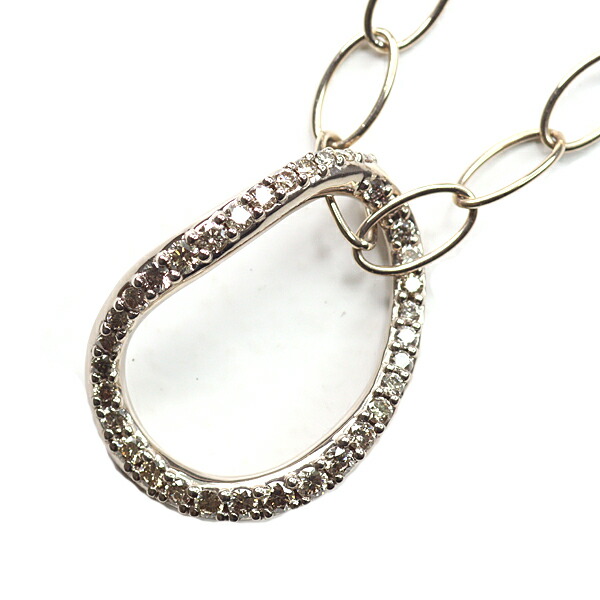 カシケイ Kashikey マーシネス ブラウンダイヤモンド ペンダント 0.50ct BDM022 K18BG ブラウンゴールド 仕上げ済 【中古】Aランク|質かづさや