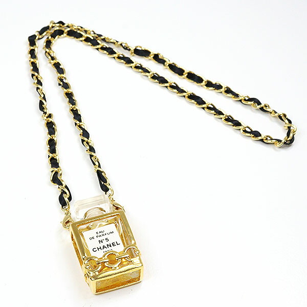 CHANEL ネックレス　No.5 デニム　ステッチ　ペンダントジュエリー すべてのジュエリー | CHANEL シャネル