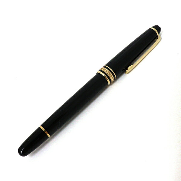 モンブラン MONTBLANC マイスターシュテュック ボールペン 水溶性 黒いこと 【中古】A位置づける