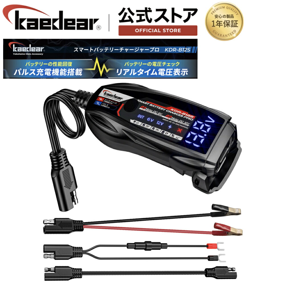 バイク バッテリー充電器 USB