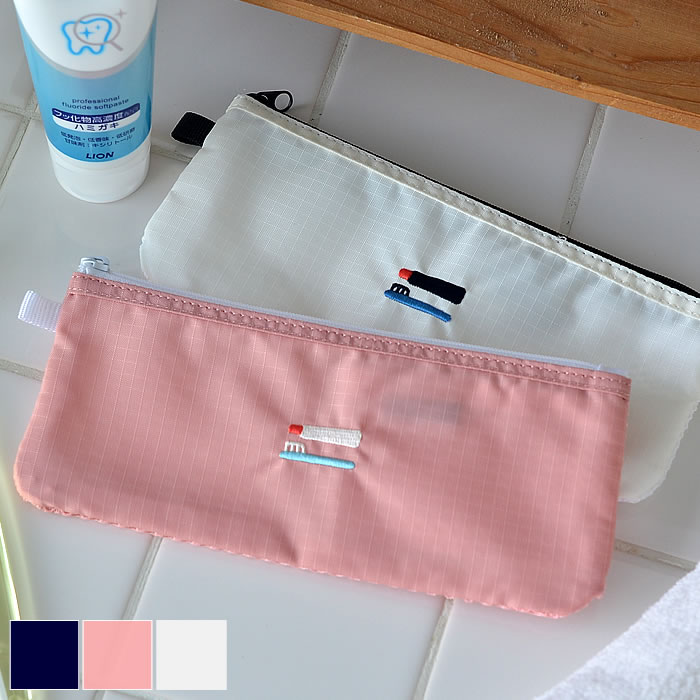 楽天市場 ポーチ 歯ブラシポーチ 2nul 2nul 旅行 歯ブラシケース トラベルポーチ 洗面ポーチ かわいい お泊り 持ち運び メッシュ 薄い 出張 Toothbrush Pouch シンプル トラベル用品 ポケット付き 楓奏 ナチュラル雑貨かえでそう