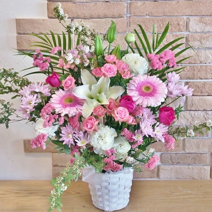 【尖んがり5倍】開店祝賀会 花 祝賀会 申し合わせ【差し上げ物 貨物輸送無料】 開業祝賀会 生まれ落ちる日【今めかしい 御花差し上げ物】「開店 祝賀会 専用 取りあわせる（P系Ｌ）」【周年 祝賀会 花 告げ知らせる会 祝賀会花】【活け花 生まれ落ちる日差し上げ物】【移し替える祝賀会 差し上げ物】【開けはなし】