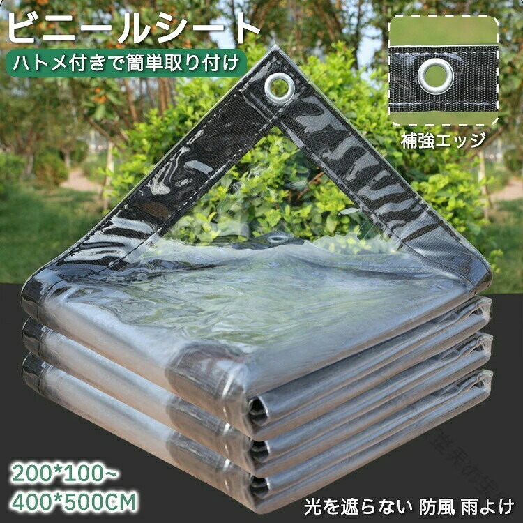 ビニールシート 屋外 透明 間仕切りシート ロープ付き ハトメ付き 防水シート 透明 PVC 屋外 カーテン 防水 風よけ 雨よけ 洗濯物カバー マンション 防砂 防雪 花粉 黄砂 庭 植物 カバー｜カエルのひみつ基地　店