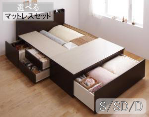 臥榻 臥榻ひな形 マットレス 立ち会い場臥榻 シングル 虚蝉ダブル ダブル  布団が納めるできるチェストベッド Fu-ton ふーとん  [00]