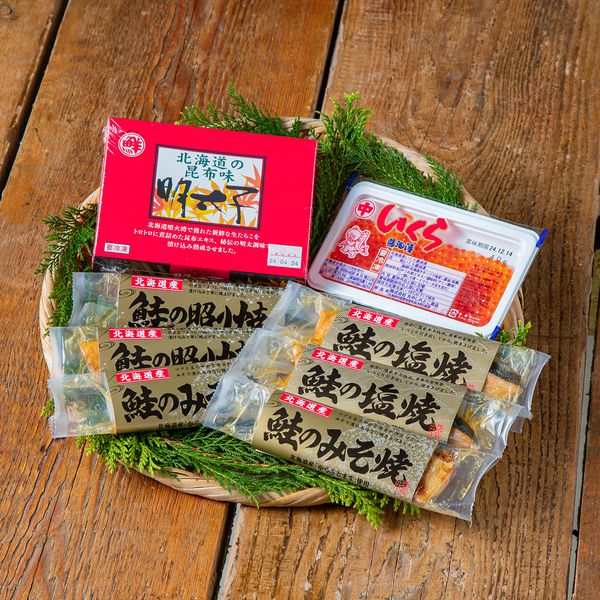 父の日 北海道産 いくら・3種の鮭・明太子 ギフト 贈り物 送料無料【産直】[24]