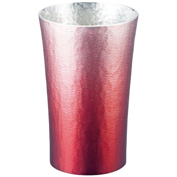 大阪錫器 錫製タンブラー200ml 赤 16-1-1NRD（赤（HOKAGE）） ギフト 贈り物 送料無料[24]