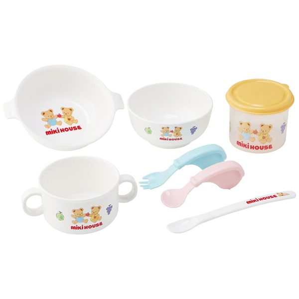 ミキハウス テーブルウェアセット 46-7154-685 ギフト 出産内祝い 送料無料[24]