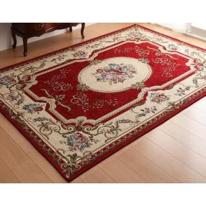 イタリア製ジャガード織りクラシックデザインラグ　【Gragioso　Rosa】グラジオーソ　ローザ　65&times;110cm [00]｜kagu＊kagu ～家具と雑貨のお店～