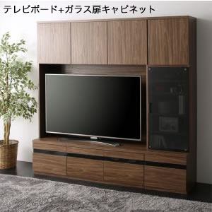 ハイタイプテレビボードシリーズ Glass line 水のみ伝達ルート 2点書き割り(テレビ受像機ゲーム盤+押し入れ) 硝子扉[00]