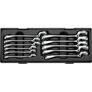 【JTC】11PCS コンビネーション首振りフレアナットレンチセット JTCK6111[05]