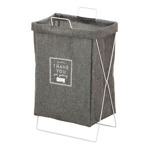 ランドリーボックス横型取手付 GY グレー （入数：6点）[09]