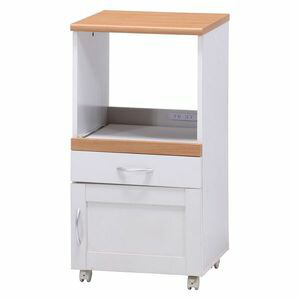キッチンカウンター サージュ WH×NA 45幅(96817) ナチュラル×ホワイト （入数：1点）[09]