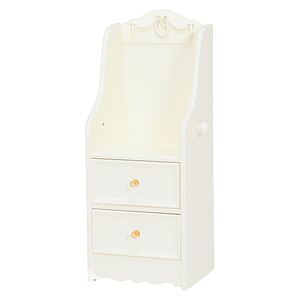 リボンレリーフ ランドセルラック（ホワイト） RCC-1856WH (約)幅43&times;奥行32&times;高さ90cm 子供 子供部屋 収納 引き出し [23]｜kagu＊kagu ～家具と雑貨のお店～