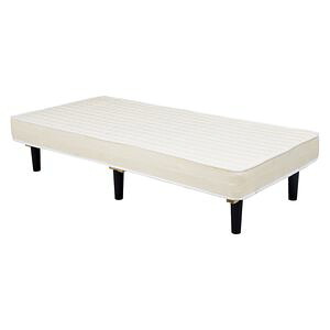 ボンネルコイルマットレスベッド KMB-3105WH (約)幅95×奥行195×高さ42cm [23]