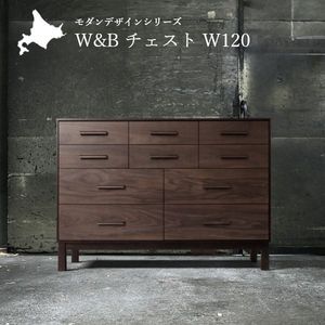 W\u0026B 洋服箪笥 幅120珊 国産 純一無雑材 打ち上げる品 ウォール中毒者 インダストリアル 今めかしい 納める 押し込み 生まれながら木 北欧 赤銅色 格好のいい [H1][32] キャビネット・コンソール-収納家具