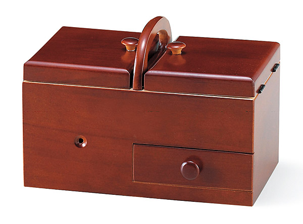 裁縫箱 ソーイングボックス 裁縫 箱 ボックス かわいい セット 和洋裁道具 洋裁道具 洋裁道具入れ 和洋裁道具入れ 収納家具 木製 和 H6732d Psicologosancora Es